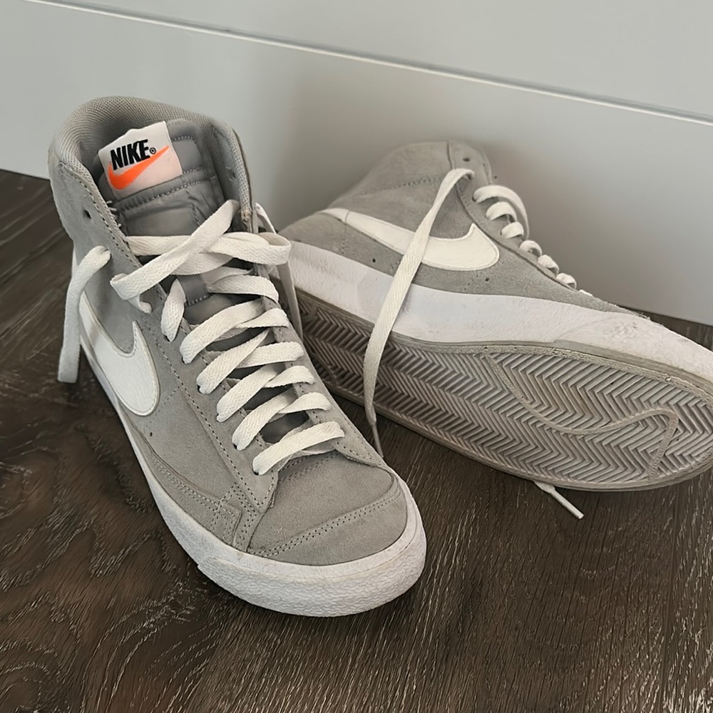 Nike Gray High-Top Sneakers